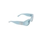 Women’s Bossy Round Af Sunglasses in Light Blue - Image 5